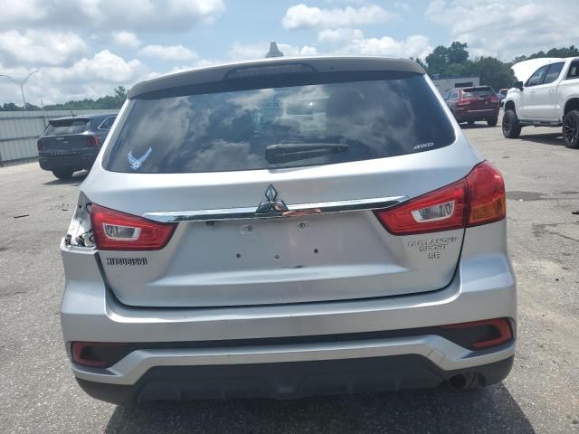 JA4AR3AW6JU012799 - 2018 MITSUBISHI OUTLANDER ES ვერცხლისფერი ფოტო 6