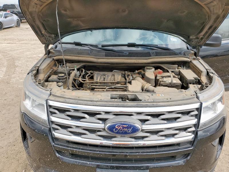 1FM5K8B8XJGA73835 - 2018 FORD EXPLORER Czarny zdjęcie 12