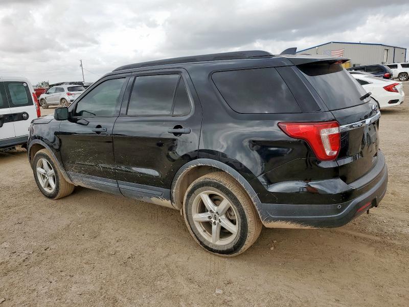 1FM5K8B8XJGA73835 - 2018 FORD EXPLORER Czarny zdjęcie 2