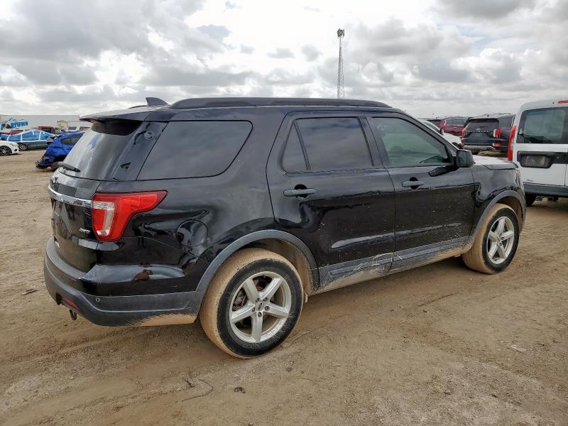 1FM5K8B8XJGA73835 - 2018 FORD EXPLORER Czarny zdjęcie 3