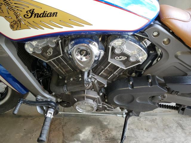 56KMSA003H3120218 - 2017 INDIAN MOTORCYCLE CO. SCOUT ABS BLUE photo 7