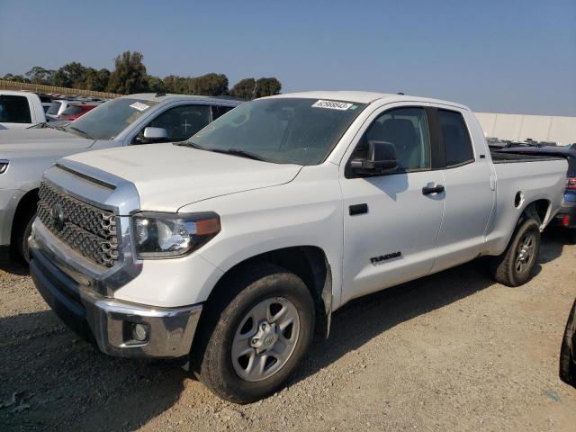 5TFRY5F14LX265450 - 2020 TOYOTA TUNDRA DOUBLE CAB SR/SR5 WHITE photo 1