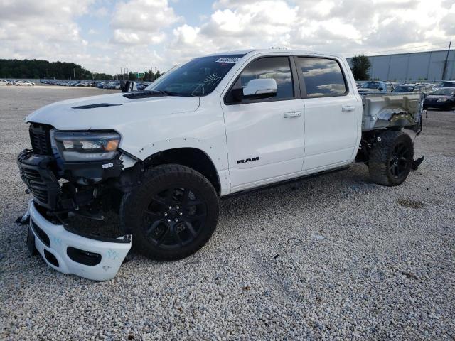 1C6SRFRT0LN369986 - 2020 RAM 1500 LARAMIE WHITE photo 1