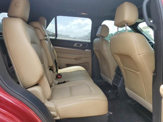 1FM5K7FH7HGD90406 - 2017 FORD EXPLORER LIMITED წითელი ფოტო 11