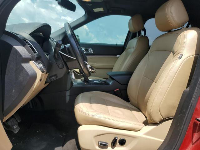 1FM5K7FH7HGD90406 - 2017 FORD EXPLORER LIMITED წითელი ფოტო 7