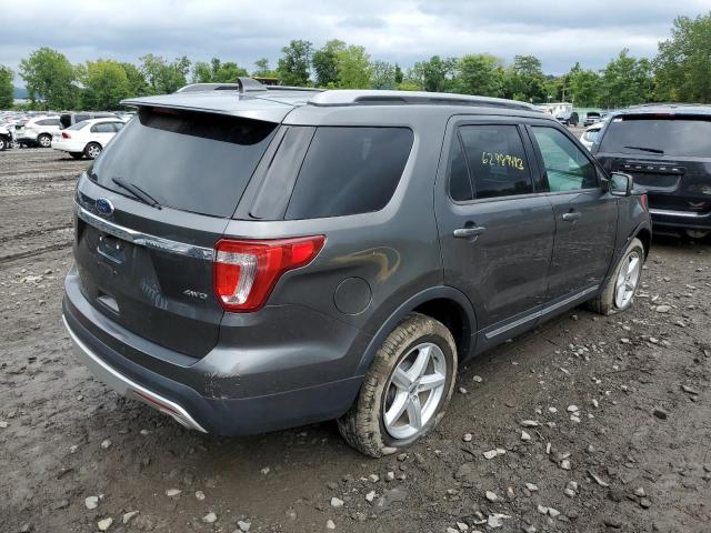 1FM5K8D86HGA05894 - 2017 FORD EXPLOR XLT GRAY photo 3