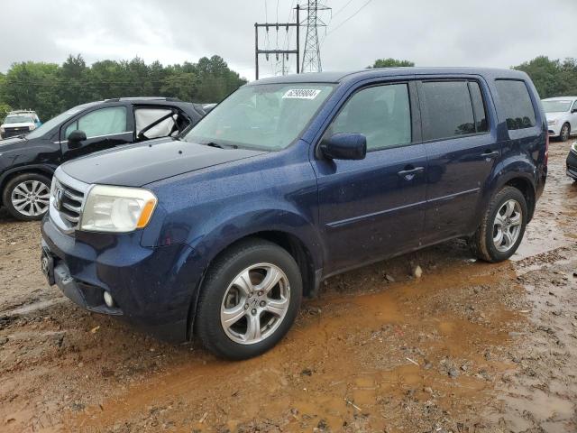 5FNYF3H40DB022730 - 2013 HONDA PILOT EX BLUE photo 1