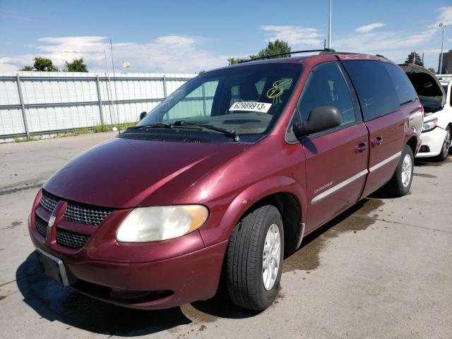 2B8GP44331R225134 - 2001 DODGE GRAND CARA SPORT RED photo 1