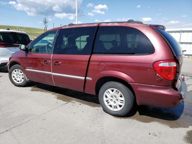 2B8GP44331R225134 - 2001 DODGE GRAND CARA SPORT RED photo 2