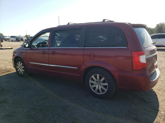 2C4RC1CG4CR133481 - 2012 CHRYSLER TOWN & COU TOURING L BURGUNDY photo 2