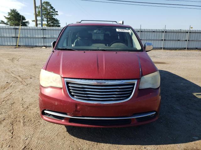 2C4RC1CG4CR133481 - 2012 CHRYSLER TOWN & COU TOURING L BURGUNDY photo 5