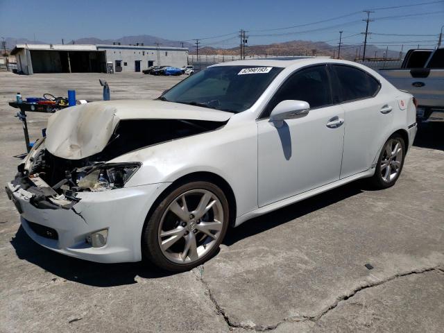 JTHBK262695093337 - 2009 LEXUS IS 250 WHITE photo 1