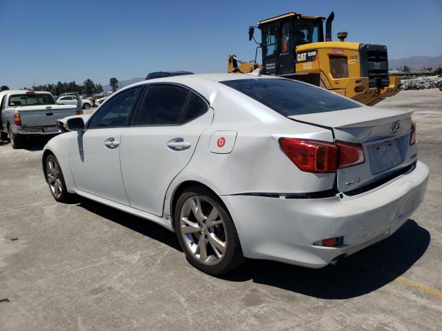 JTHBK262695093337 - 2009 LEXUS IS 250 WHITE photo 2