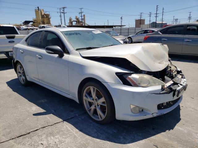 JTHBK262695093337 - 2009 LEXUS IS 250 WHITE photo 4