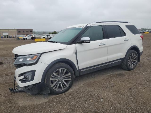 1FM5K8HT6GGC86401 - 2016 FORD EXPLORER PLATINUM WHITE photo 1