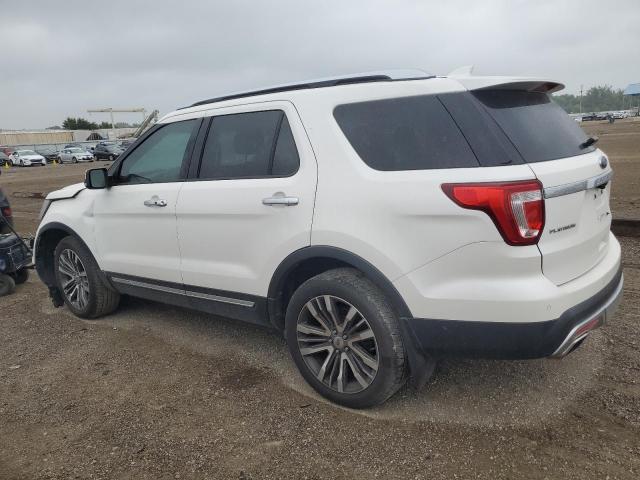 1FM5K8HT6GGC86401 - 2016 FORD EXPLORER PLATINUM WHITE photo 2