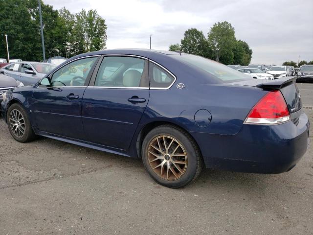 2G1WC57M491237723 - 2009 CHEVROLET IMPALA 2LT BLUE photo 2