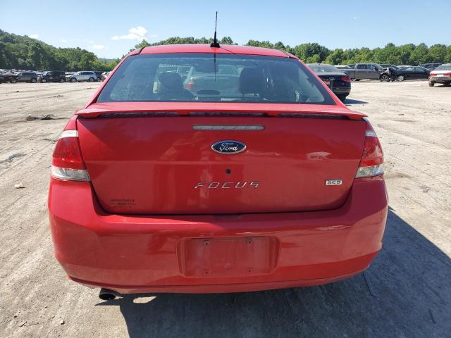 1FAHP35N68W169703 - 2008 FORD FOCUS SE RED photo 6