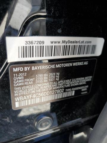 WBAYF4C56DD127802 - 2013 BMW 740 LXI BLACK photo 13