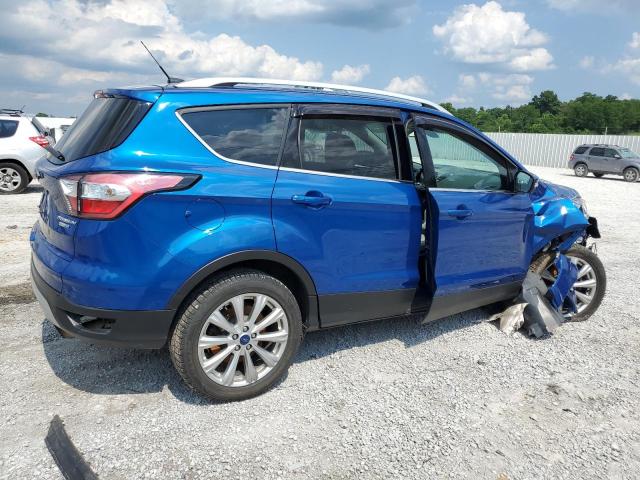 1FMCU9JD1HUC26166 - 2017 FORD ESCAPE TITANIUM BLUE photo 3