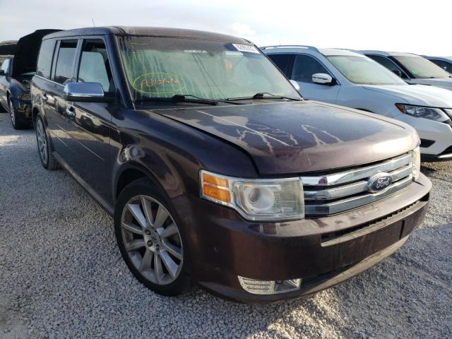 2FMHK6DT8BBD22497 - 2011 FORD FLEX LIMITED BURGUNDY photo 1