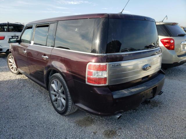 2FMHK6DT8BBD22497 - 2011 FORD FLEX LIMITED BURGUNDY photo 3