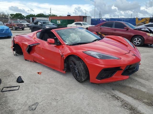 1G1YA2D42S5111334 - 2025 CHEVROLET CORVETTE STINGRAY 1LT RED photo 4
