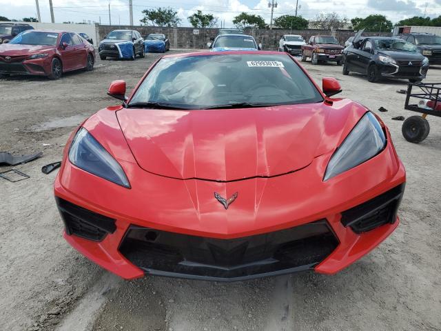 1G1YA2D42S5111334 - 2025 CHEVROLET CORVETTE STINGRAY 1LT RED photo 5