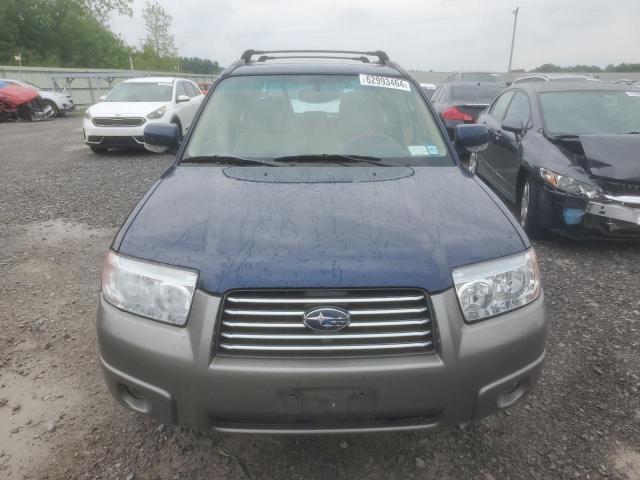 JF1SG67646H726526 - 2006 SUBARU FORESTER 2.5X LL BEAN BLUE photo 5