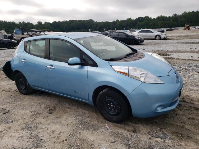 1N4AZ0CP5FC316624 - 2015 NISSAN LEAF S BLUE photo 4