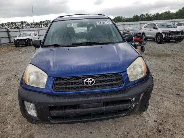 JTEGH20V910038242 - 2001 TOYOTA RAV4 BLUE photo 5