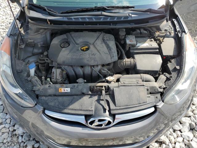 5NPDH4AE0DH381630 - 2013 HYUNDAI ELANTRA 4D GLS GRAY photo 11