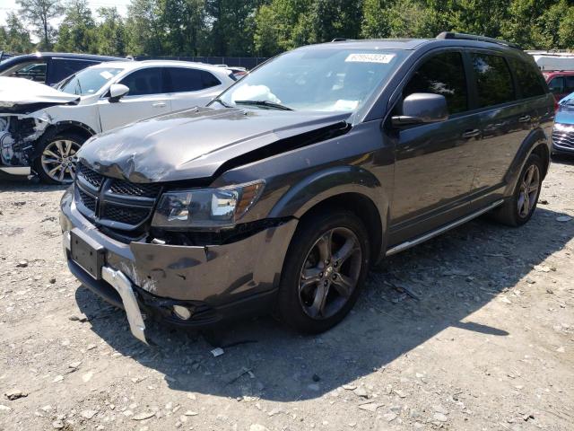 3C4PDCGG7HT516748 - 2017 DODGE JOURNEY CROSSROAD GRAY photo 1