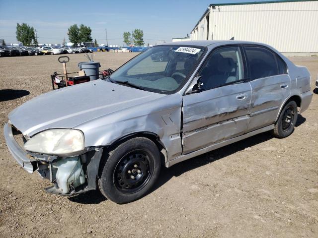 2HGEJ6618YH919856 - 2000 HONDA CIVIC BASE SILVER photo 1