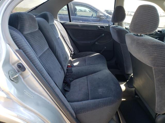 2HGEJ6618YH919856 - 2000 HONDA CIVIC BASE SILVER photo 10