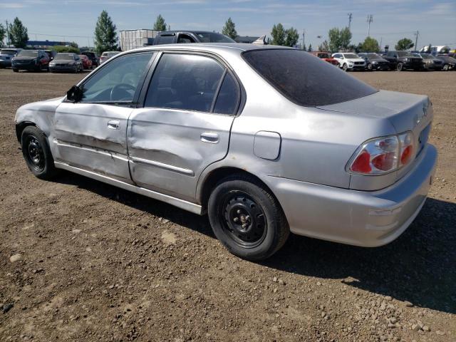 2HGEJ6618YH919856 - 2000 HONDA CIVIC BASE SILVER photo 2