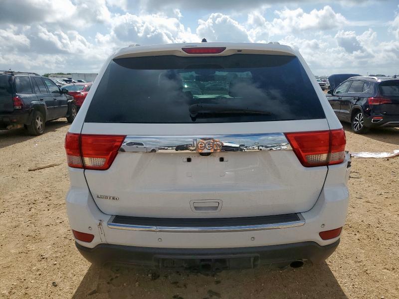 1C4RJEBGXDC546160 - 2013 JEEP GRAND CHEROKEE LIMITED WHITE photo 6