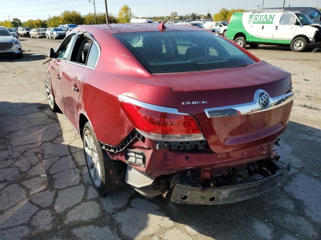1G4GE5ED4BF179390 - 2011 BUICK LACROSSE CXS RED photo 3