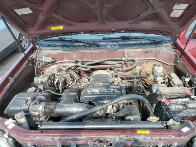 5TDZT34A66S270228 - 2006 TOYOTA SEQUOIA SR5 RED photo 12