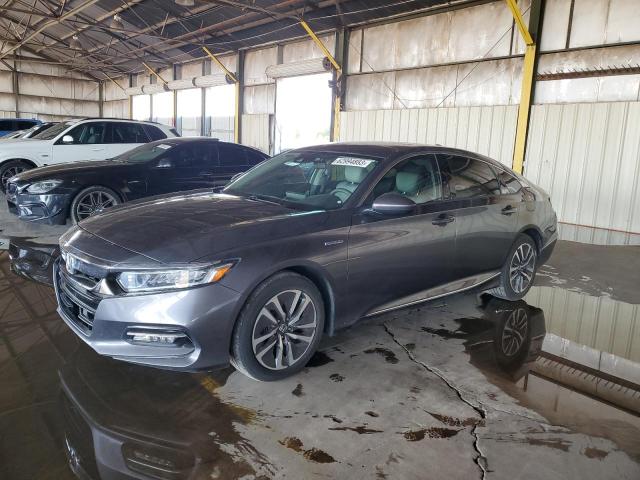 1HGCV3F45KA022360 - 2019 HONDA ACCORD HYBRID EX GRAY photo 1