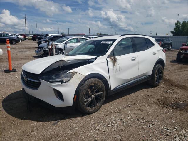 LRBFZMR46MD047205 - 2021 BUICK ENVISION PREFERRED WHITE photo 1