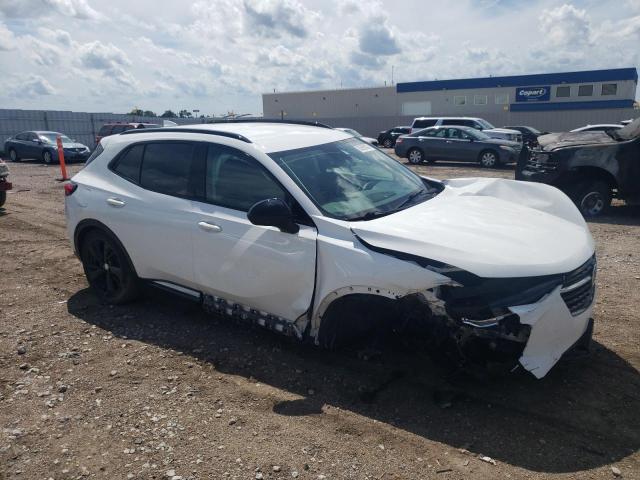 LRBFZMR46MD047205 - 2021 BUICK ENVISION PREFERRED WHITE photo 4