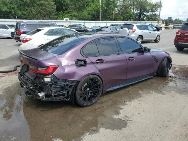 WBS43AY06PFP98572 - 2023 BMW M3 COMPETITION PURPLE photo 3