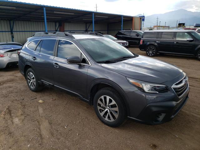 4S4BTACC6L3175508 - 2020 SUBARU OUTBACK PREMIUM GRAY photo 4