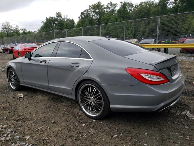 WDDLJ9BBXDA082497 - 2013 MERCEDES-BENZ CLS 550 4MATIC GRAY photo 2