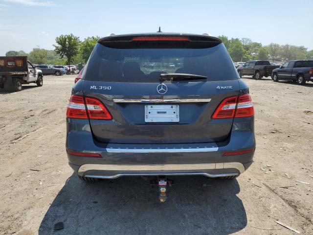 4JGDA5HB3DA171807 - 2013 MERCEDES-BENZ ML 350 4MATIC GRAY photo 6