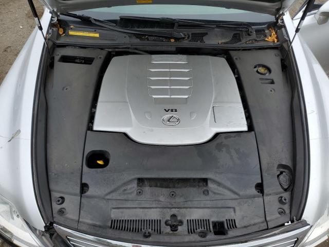 JTHGL46F175006278 - 2007 LEXUS LS 460L SILVER photo 11