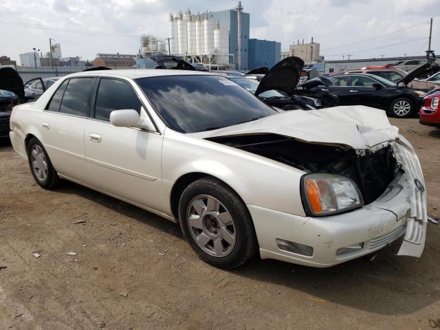 1G6KF57991U259995 - 2001 CADILLAC DEVILLE DTS WHITE photo 4