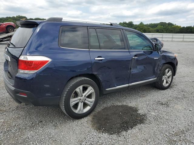 5TDYK3EH2DS123900 - 2013 TOYOTA HIGHLANDER LIMITED BLUE photo 3