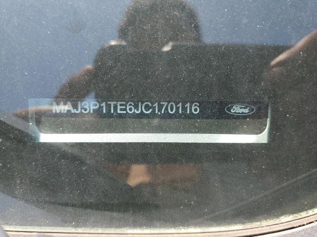 MAJ3P1TE6JC170116 - 2018 FORD ECOSPORT SE Plata foto 13